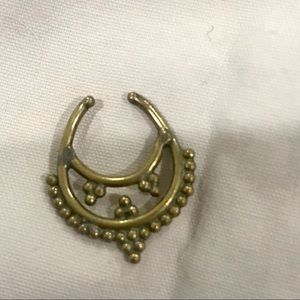 Faux Septum Copper Nose Ring